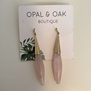 Light pink earrings